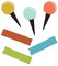 Carson Dellosa Let's Explore 60-Piece Pins and Tape Mini Cutouts, Colorful Travel Theme Party Decorations, Bulletin Board, Posterboard, and Classroom Decor